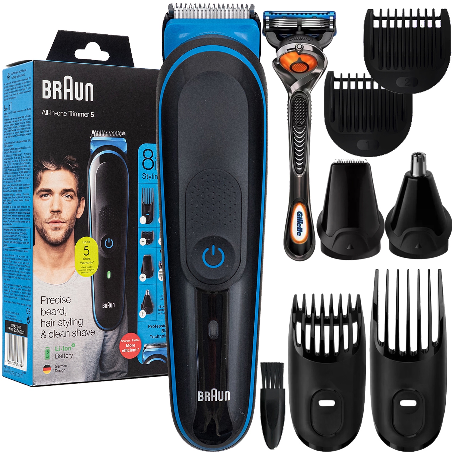 

Braun MGK5265 Maszynka Trymer Do Włosów i Brody