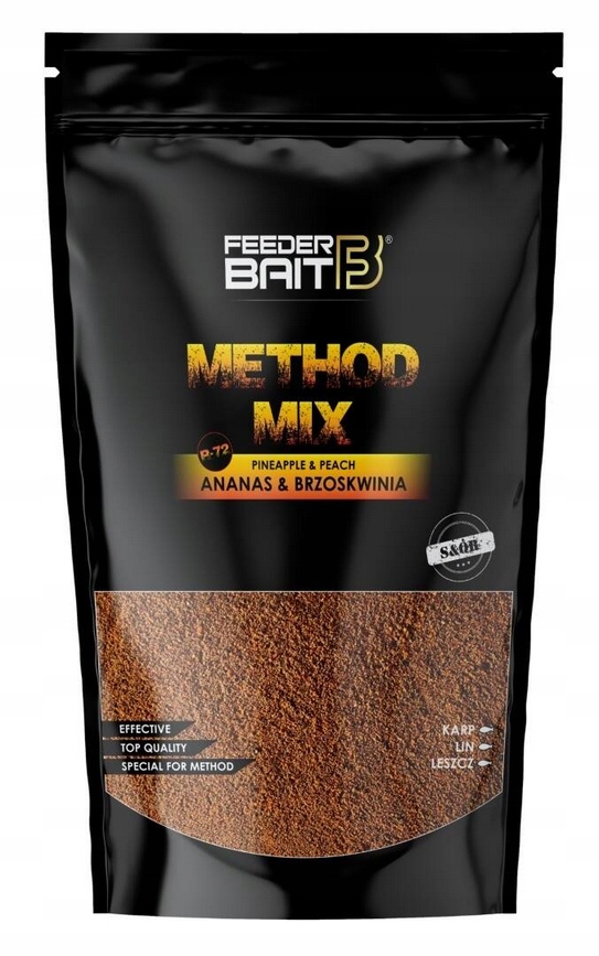 Feeder Bait Method Mix R-72 Ananas & Brzoskwinia 800g