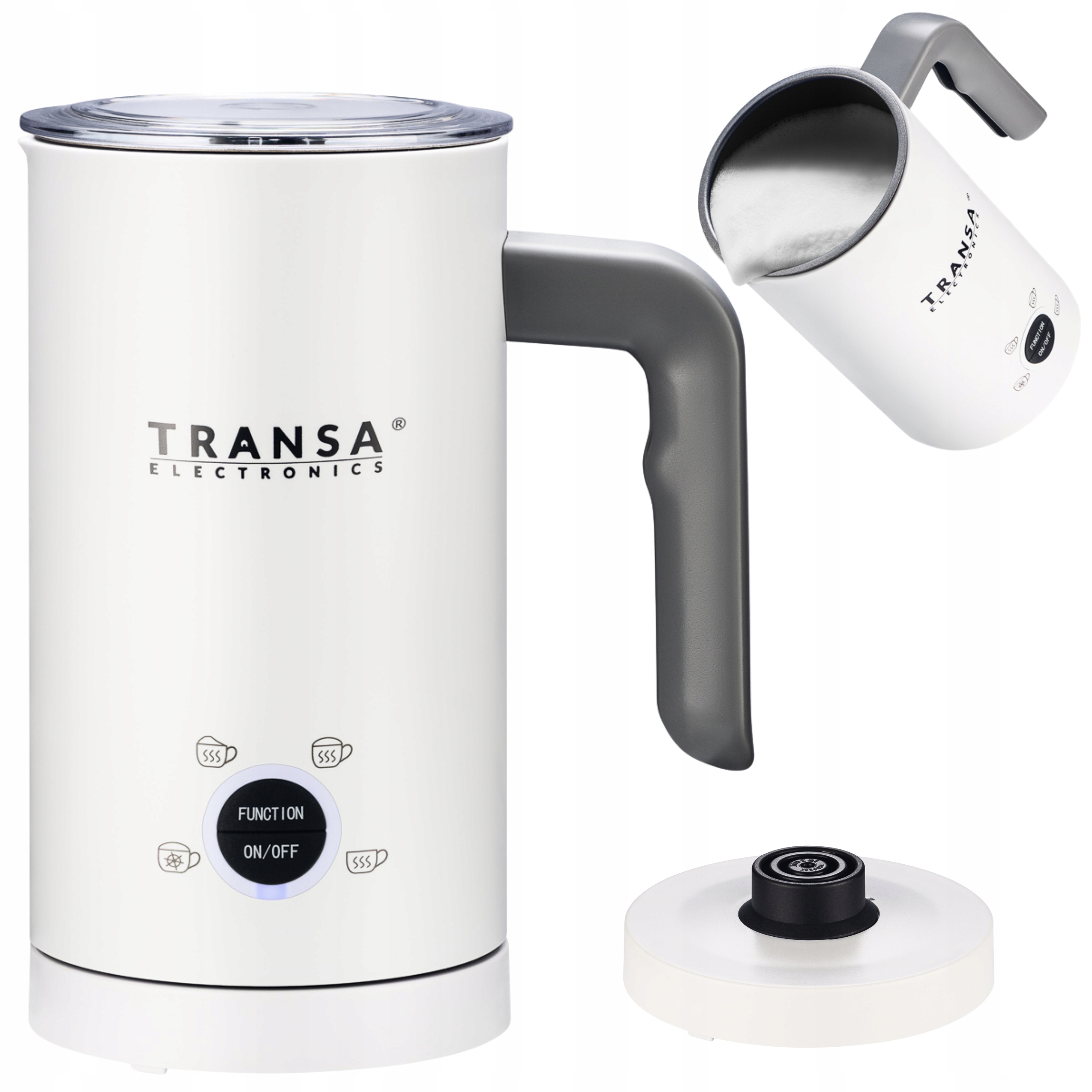 Spieniacz do mleka z Podgrzewaczem MilkyWhite 4 Tryby Spieniania Mleka 500W