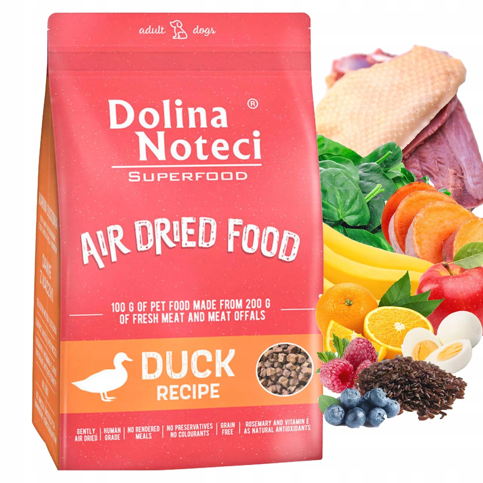 Dolina Noteci Superfood Krmivo pro psy Kachna 5 kg bez obilovin