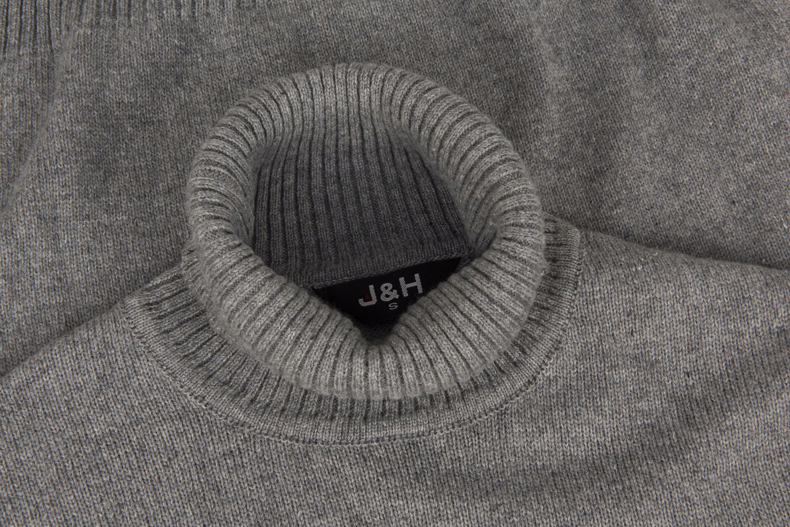 GOLF MĘSKI WEŁNIANY SWETER ŚR. SZARY! XL SW638 Marka inna