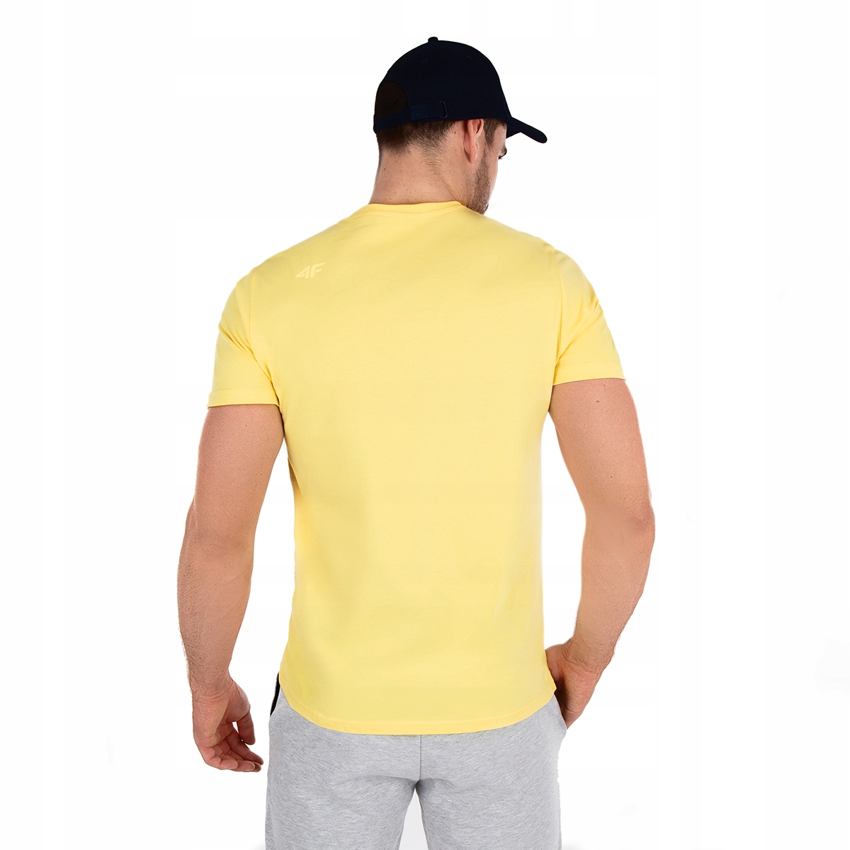 4F KOSZULKA MĘSKA T-SHIRT BAWEŁNA TSM595 LIMITED Dekolt okrągły