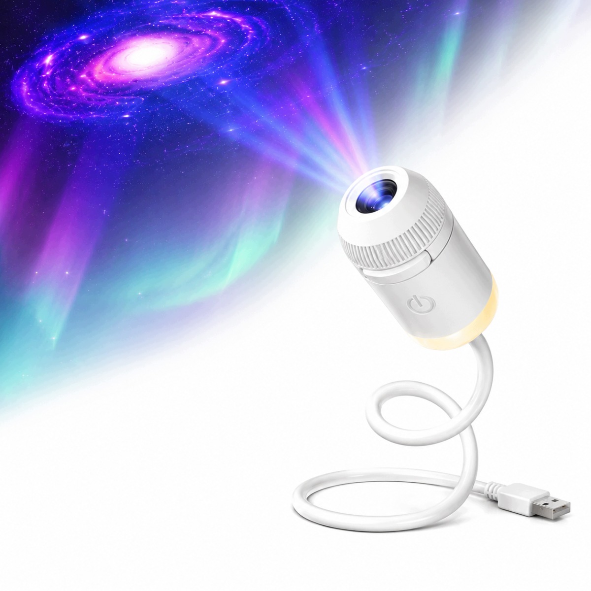 Projektor Gwiazd Planetarium Rzutnik Nieba Lampka Nocna Dla Dzieci Led