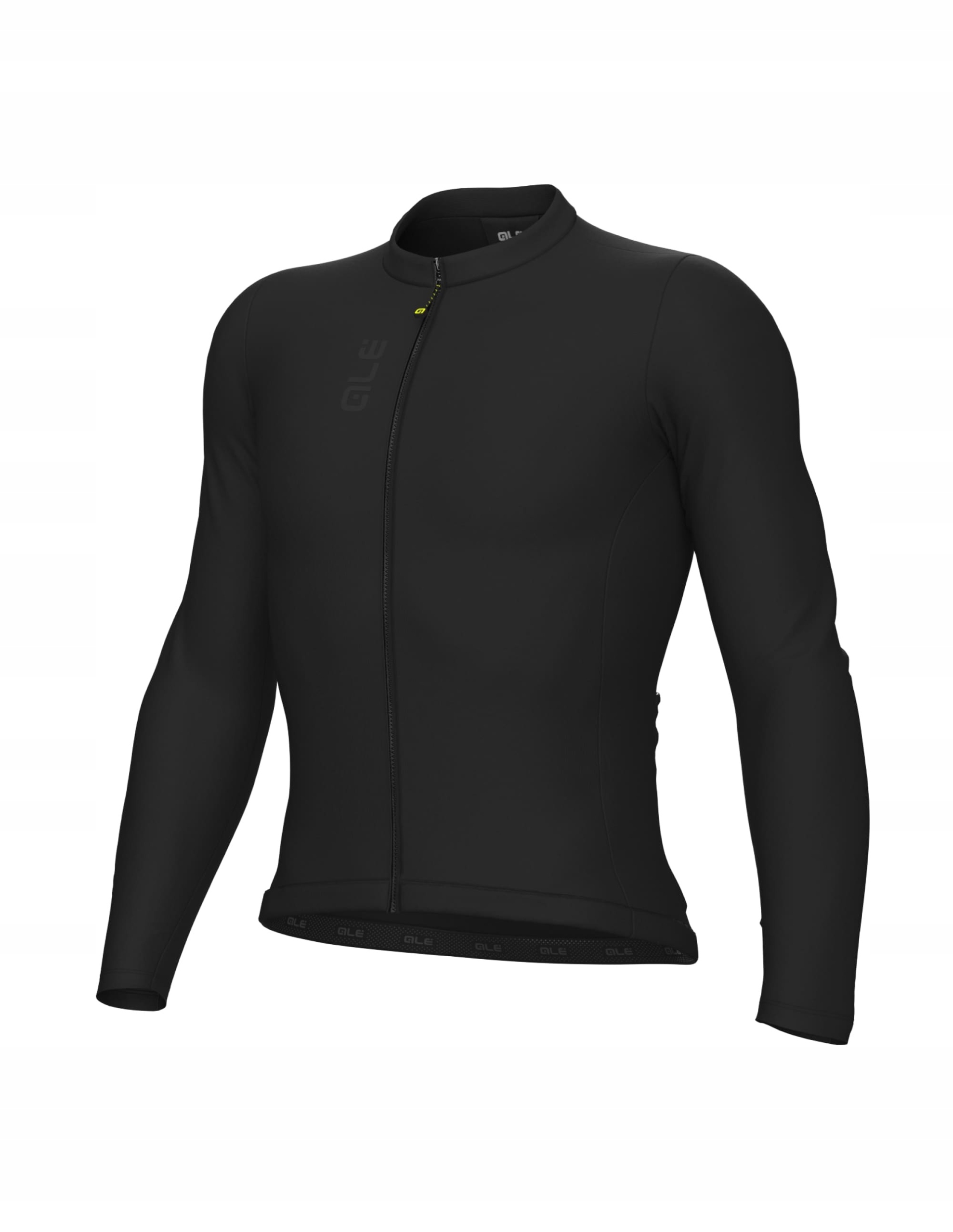 Pánský cyklistický dres Alé Cycling Solid Color Block Ls Černý M
