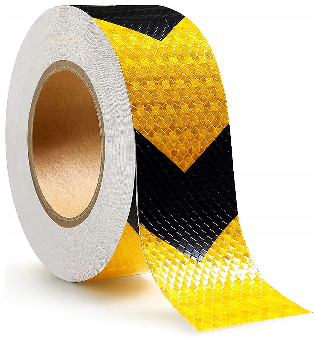 TAŚMA ODBLASKOWA SAMOPRZYLEPNA POMARAŃCZOWA STRZAŁKA KIERUNKOWA ODBLASK 5M