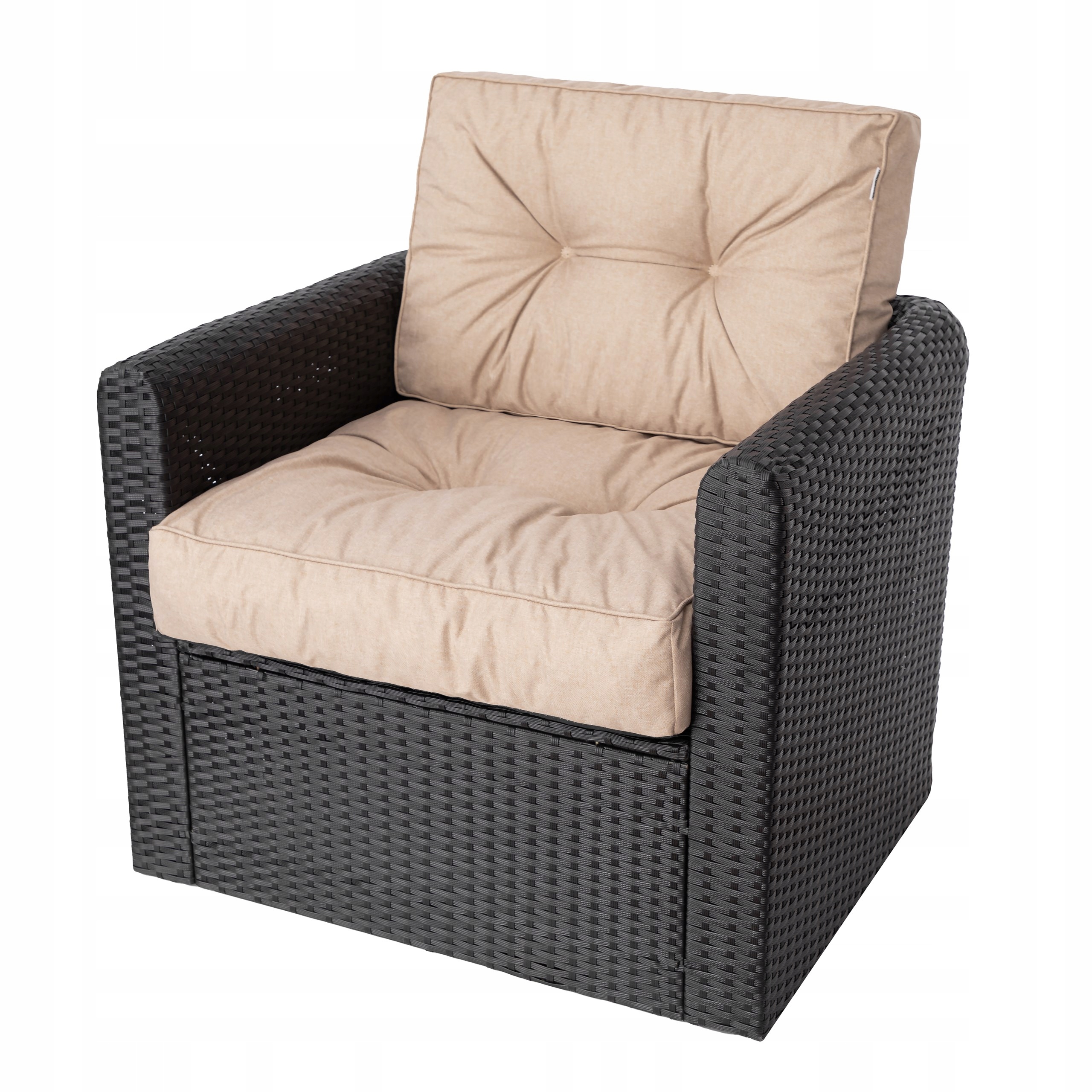 Poduszka ogrodowa na krzesło, poduszka na fotel z technorattanu 90x50cm