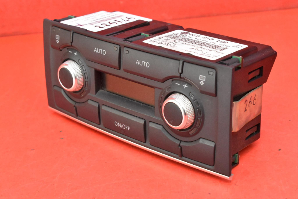 control panel air conditioning devices KLIMY rear part 4E0919158 AUDI A8 D3 LIFT 05-07