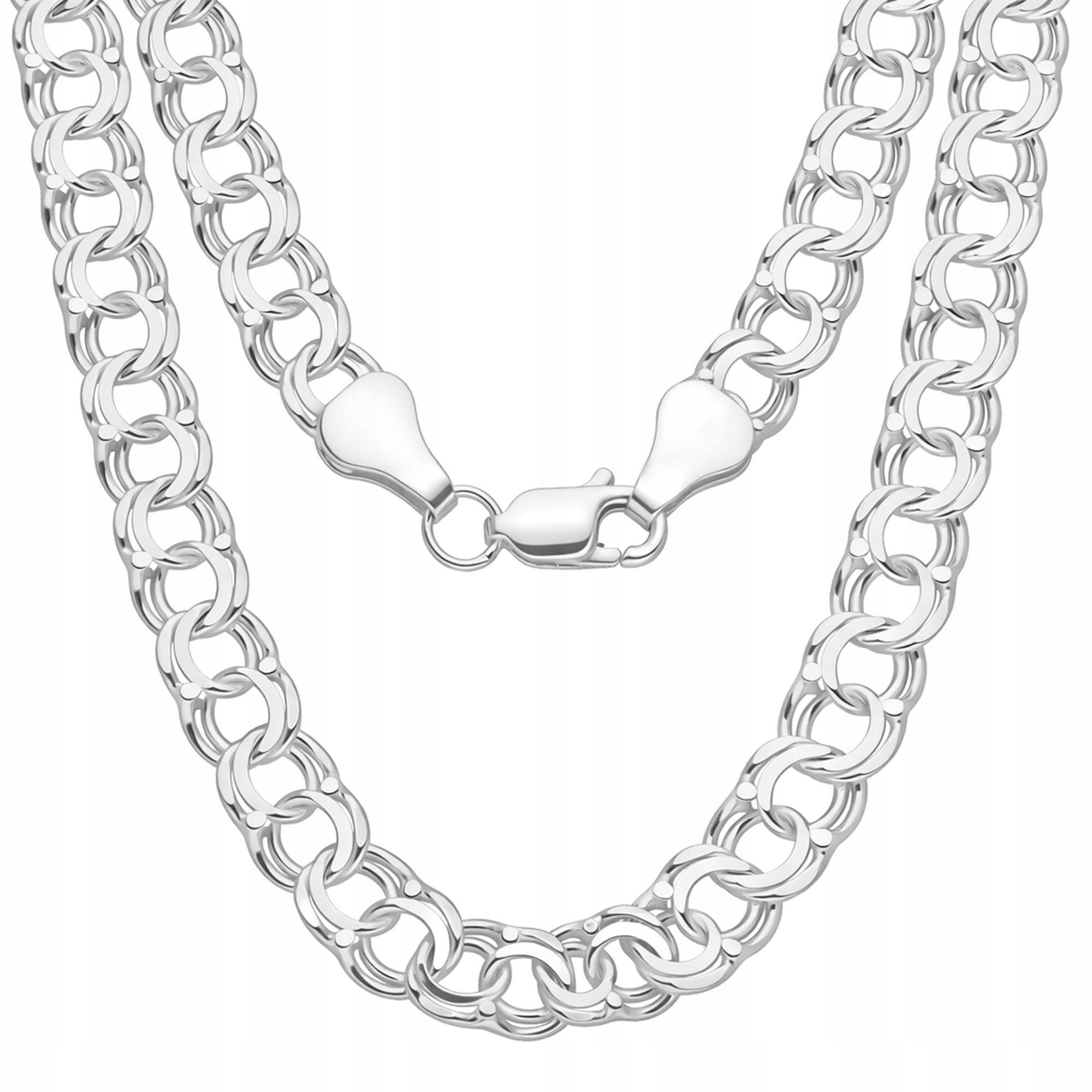 Řetízek Garibaldi řetěz stříbro 925 6 mm 55 cm