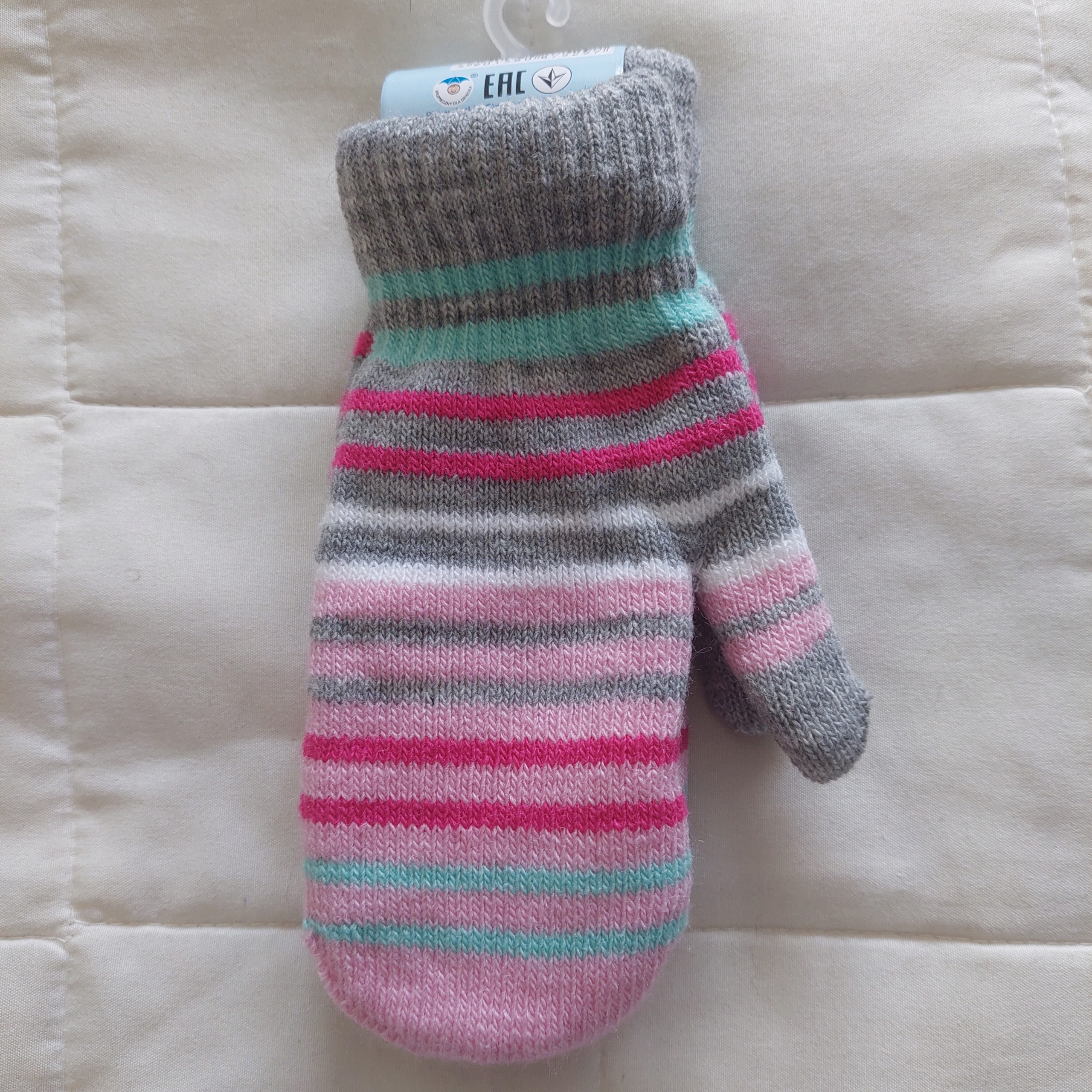 

rękawiczki Yo akrylowe podwójne ciepłe 18cm
