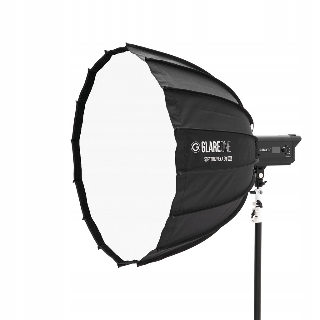 GlareOne Softbox Hexa 90 Pro bowens s systémem rychlého rozkládání