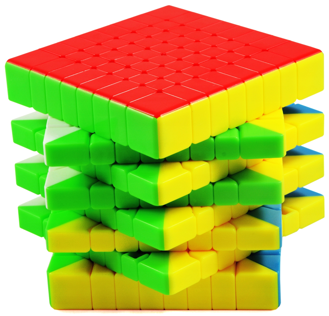 ZESTAW ORYGINALNA PROFESJONALNA KOSTKA MoYu 8x8x8 + PODSTAWKA RUBIKS Materiał plastik