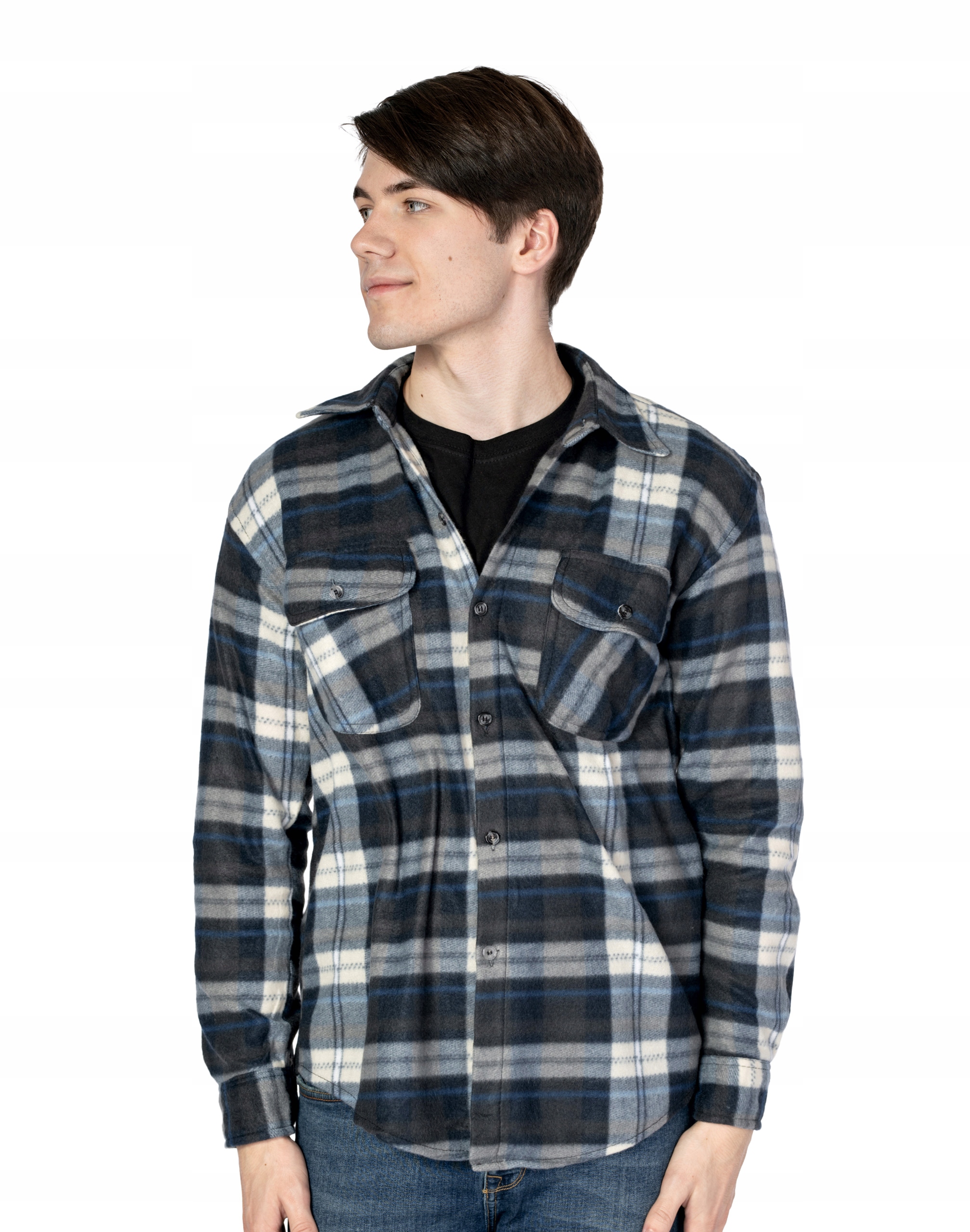 

Ciepła Koszula Polarowa Ocieplana 8014-06 2XL/3XL