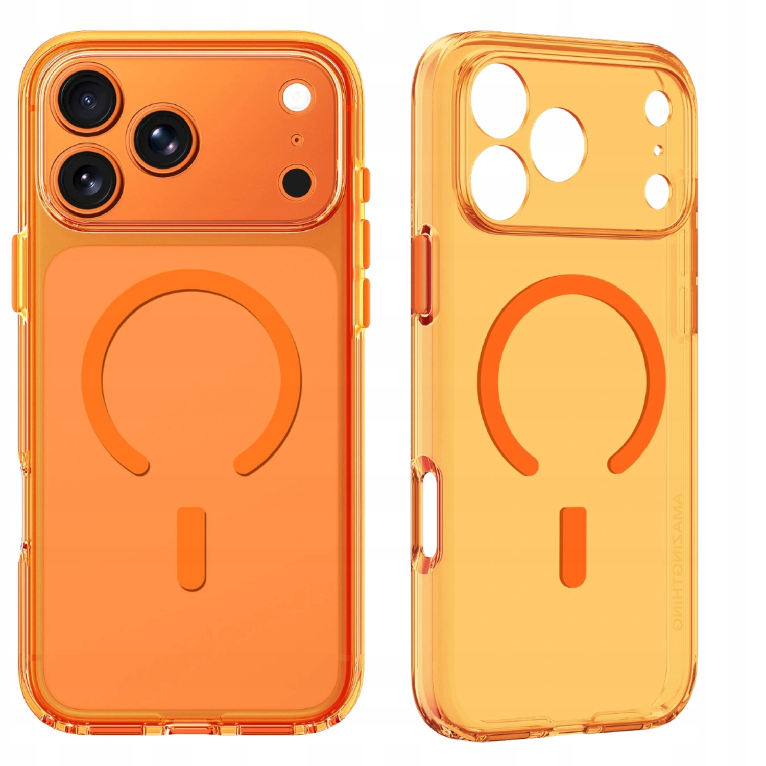 Etui Magnetyczne iPhone 17 Pro Plecki Mag Case Amazing Thing Pomarańcz