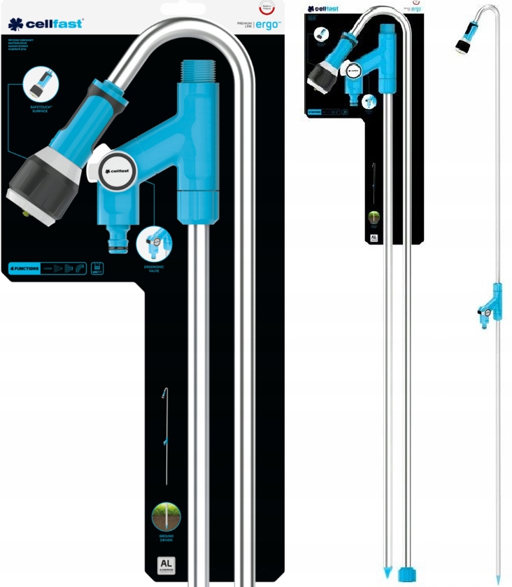 CELLFAST 53-470 ZRASZACZ PRYSZNIC OGRODOWY ERGO