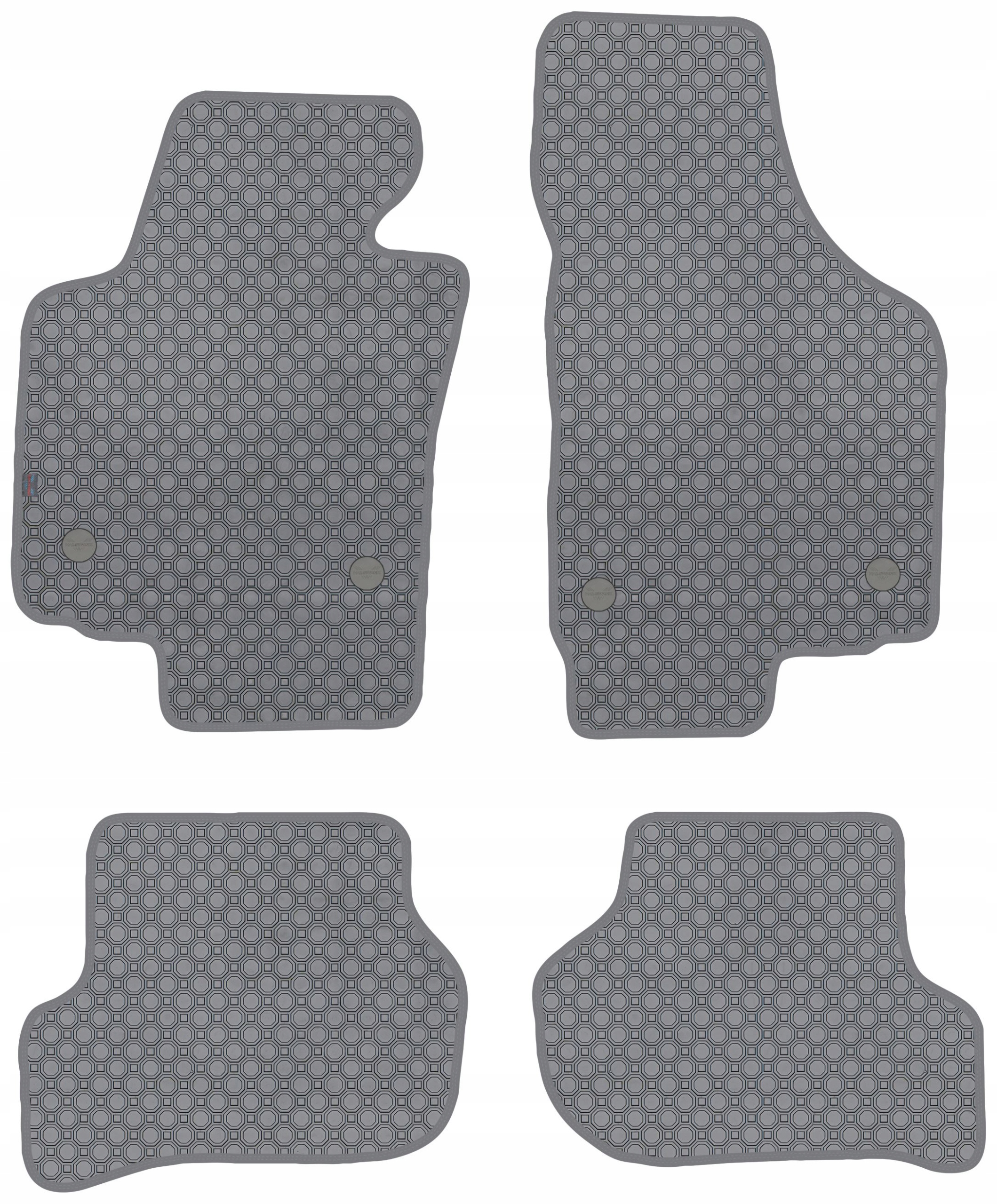 Seat Altea 2008-2015 Koberečky guma Šedá