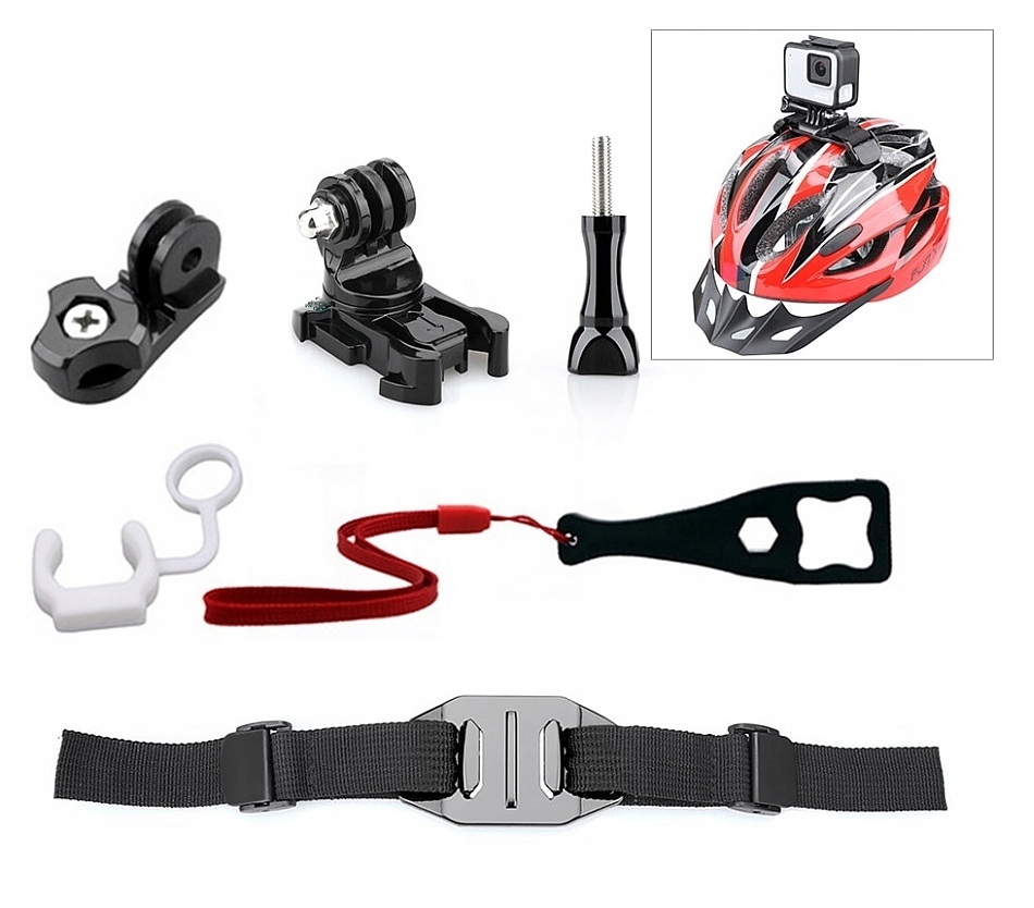 

Uchwyt Mocowanie Kamera Sportowa Na Kask Gopro