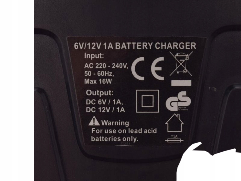 Ładowarka akumulatorów Unit 6V 12V 1A Producent Uni-T