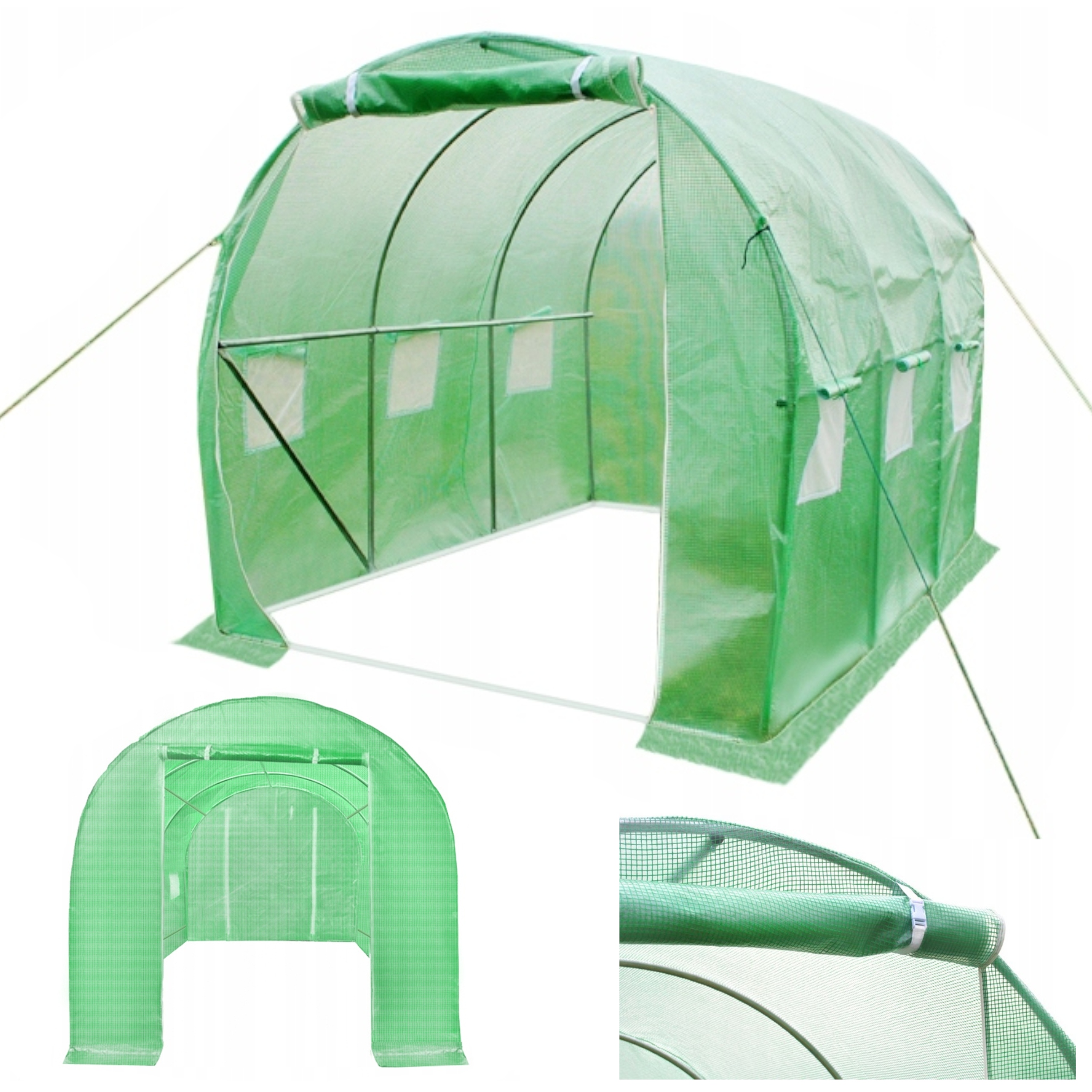 

Tunel Foliowy Ogrodowy 4,5x3x2m Szklarnia 13,5m2