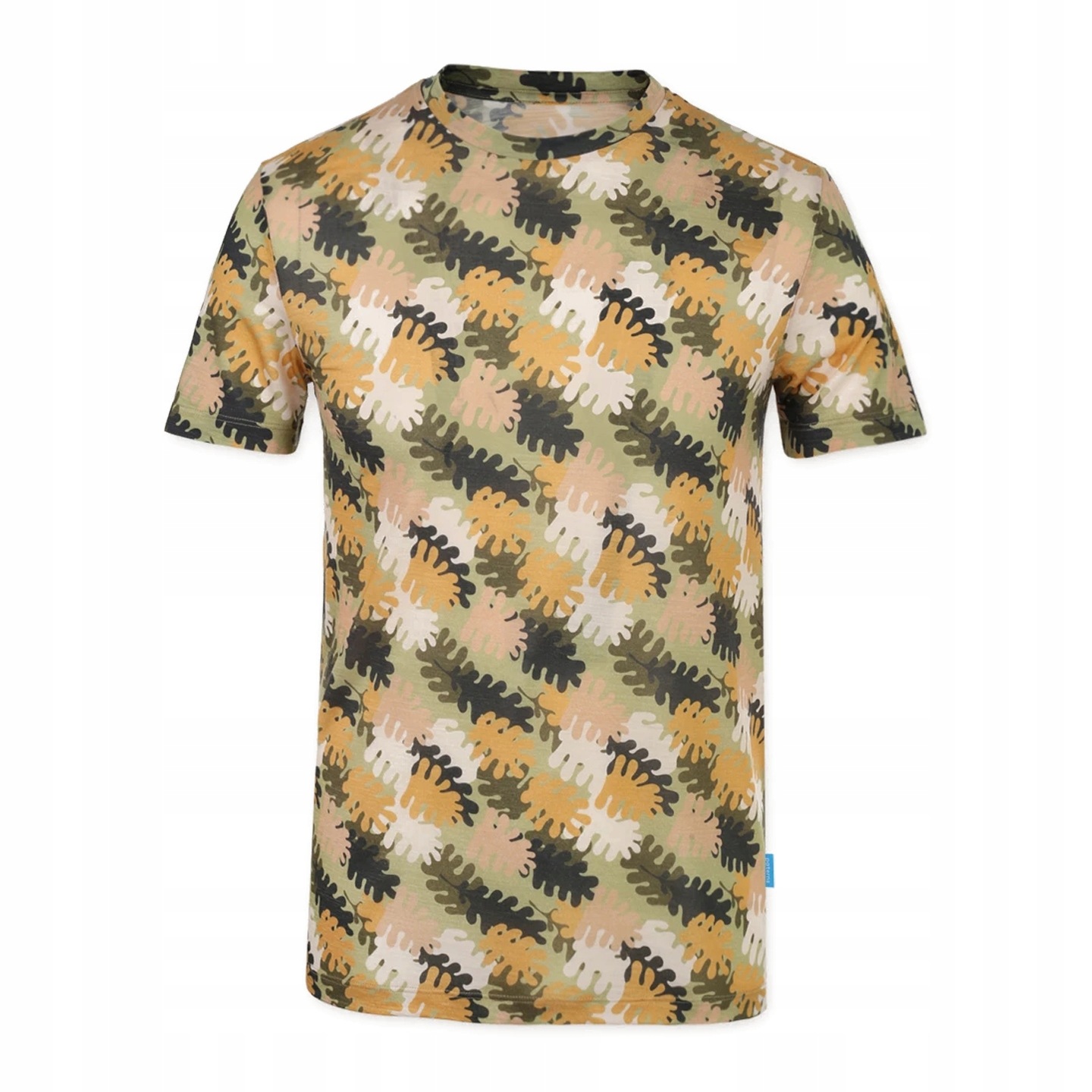 T-shirt koszulka męska z wełny merino 100% krótki rękaw oakie dokie XL