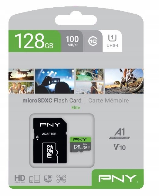 PNY ELITE KARTA MICROSD 128GB MICRO CL10 + ADAPTER Producent PNY