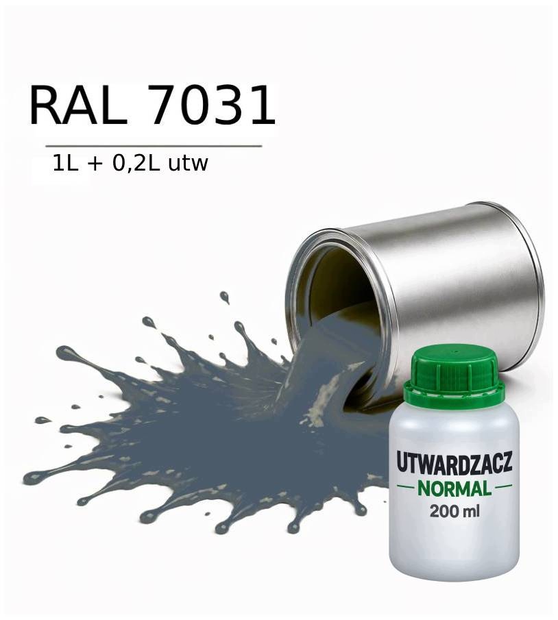 Valspar Ral 7031 Barva Dtm Základní Nátěr Polyuretanová 2K Polomat 1L Tužidlo