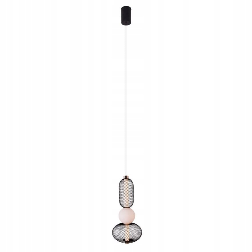 Závěsná lampa Bora Led 10W černá kovová Maxlight