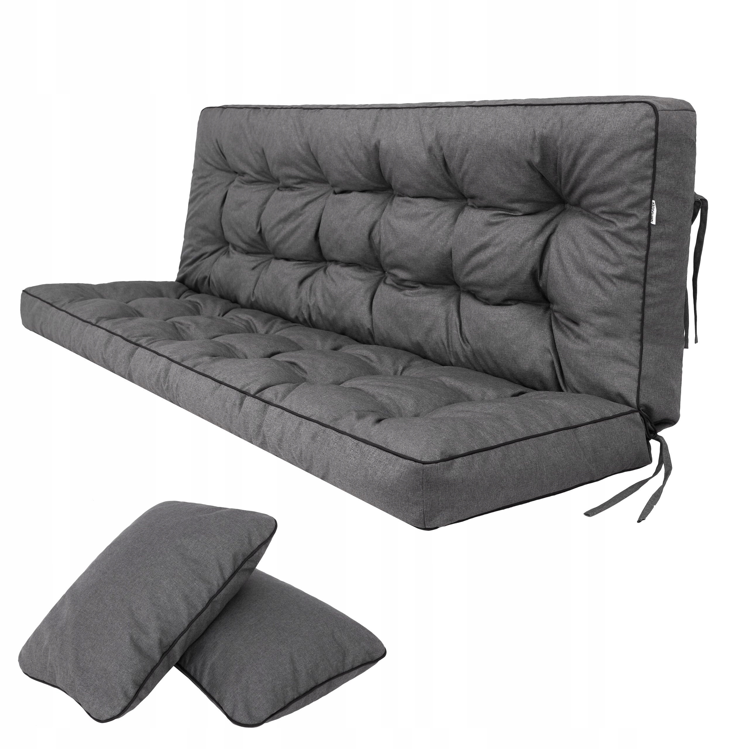 Vankúš na hojdačku na záhradnú lavičku 180 cm, hrubý, vodotesný 2 kusy