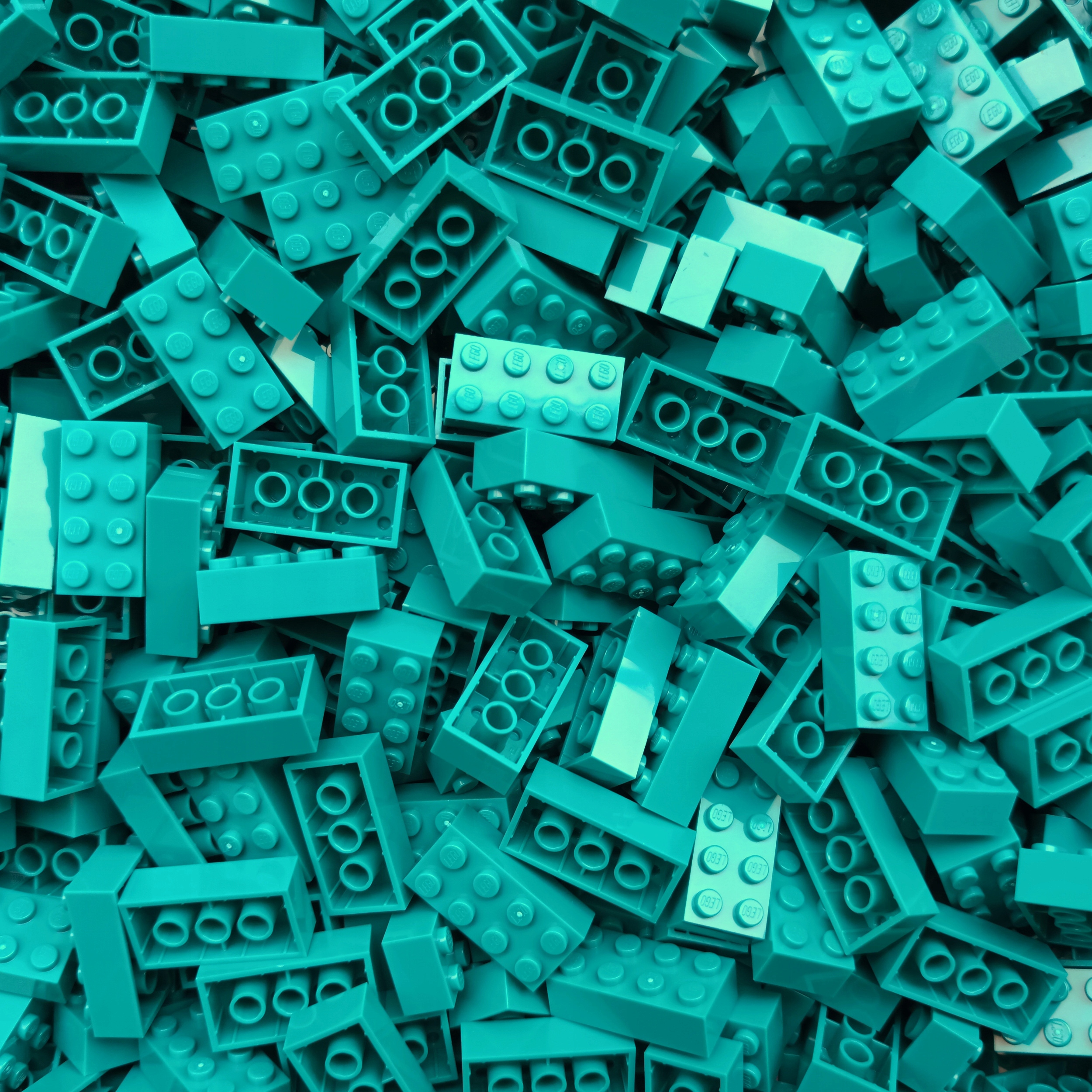 Lego Klocek 2x4 Tmavě tyrkysová tmavá tyrkysová barva 6249422 3001 100 Ks