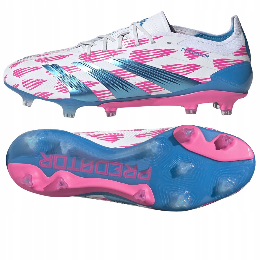 Adidas Predator Elite Fg (41 1/3) Boty Lanky Unisex Bílá