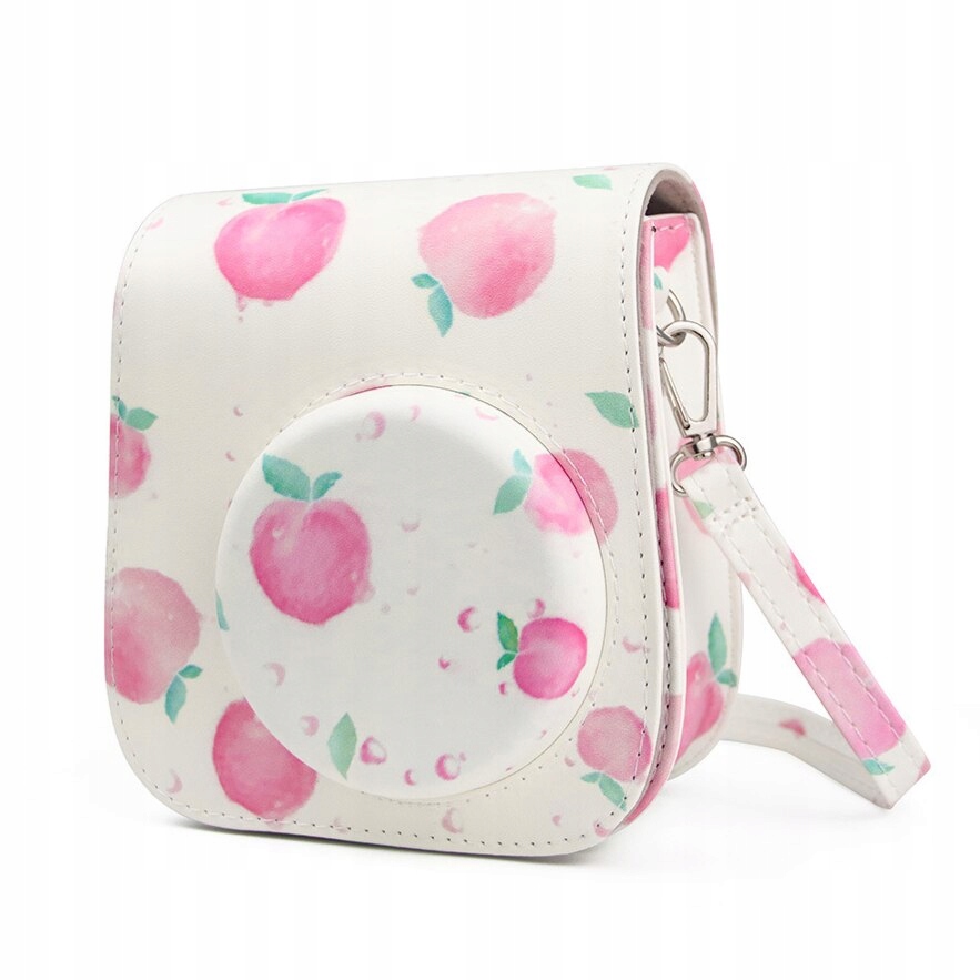Fujifilm Instax Mini 11 Camera Case Peach Fruit PU Model instax mini 11 camera case accessories