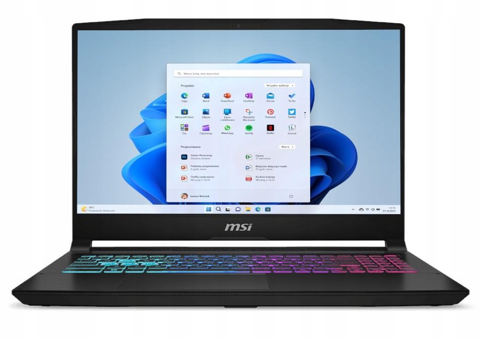 Msi Katana 15 Hx B14WFK-020XPL i7-14650HX 15,6" 16GB 1TB W11H Rtx 5060