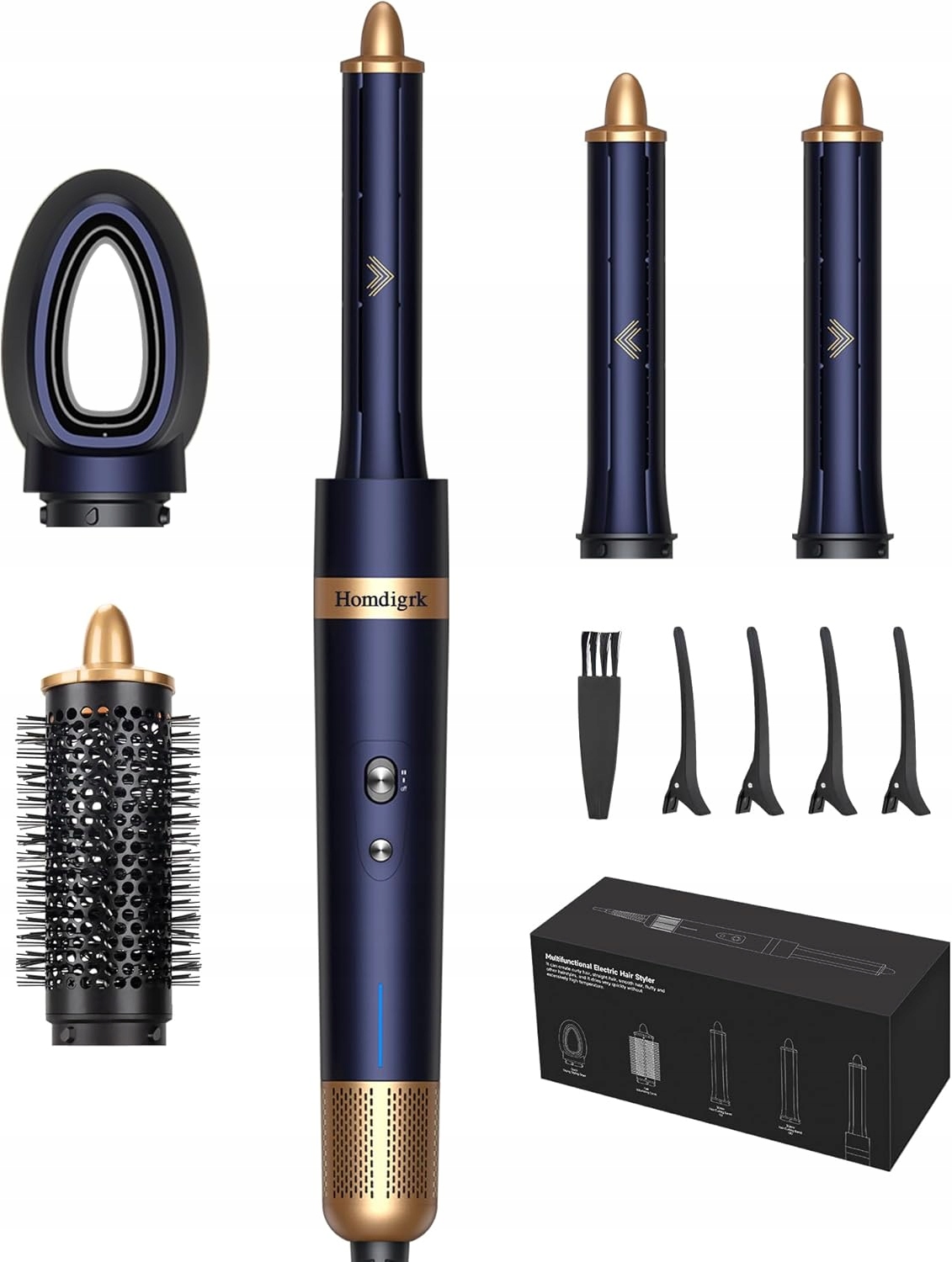 Sušič Vlasov Homdigrk Profesionálna Kulma Sada 4V1 Iónová Pro