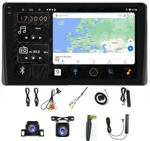 Rádio Navigácia Carplay Gps Android Toyota Sienna 2015-2020 6GB 128GB Sim