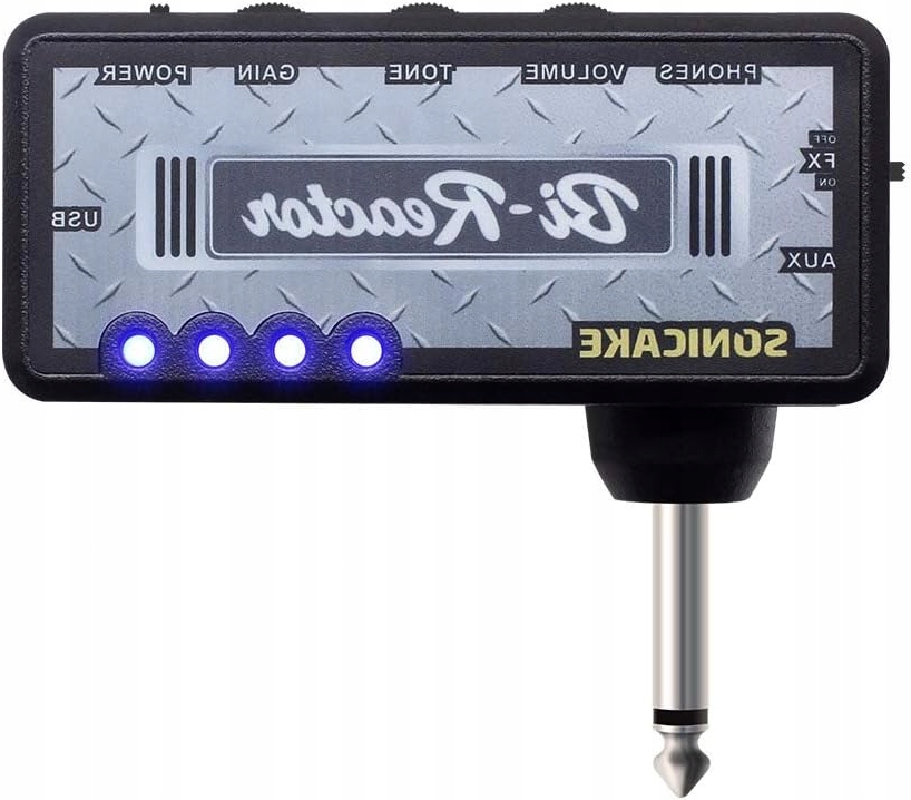BI REACTOR PRZENOSNY WZMACNIACZ SŁUCHAWKOWY DO GITARY USB ŁADOWANY