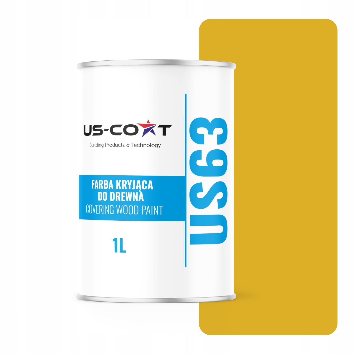 Barva Na Dřevo Kryjící Dveře Renovace RAL1012 Žlutá Citronová Matná 1L