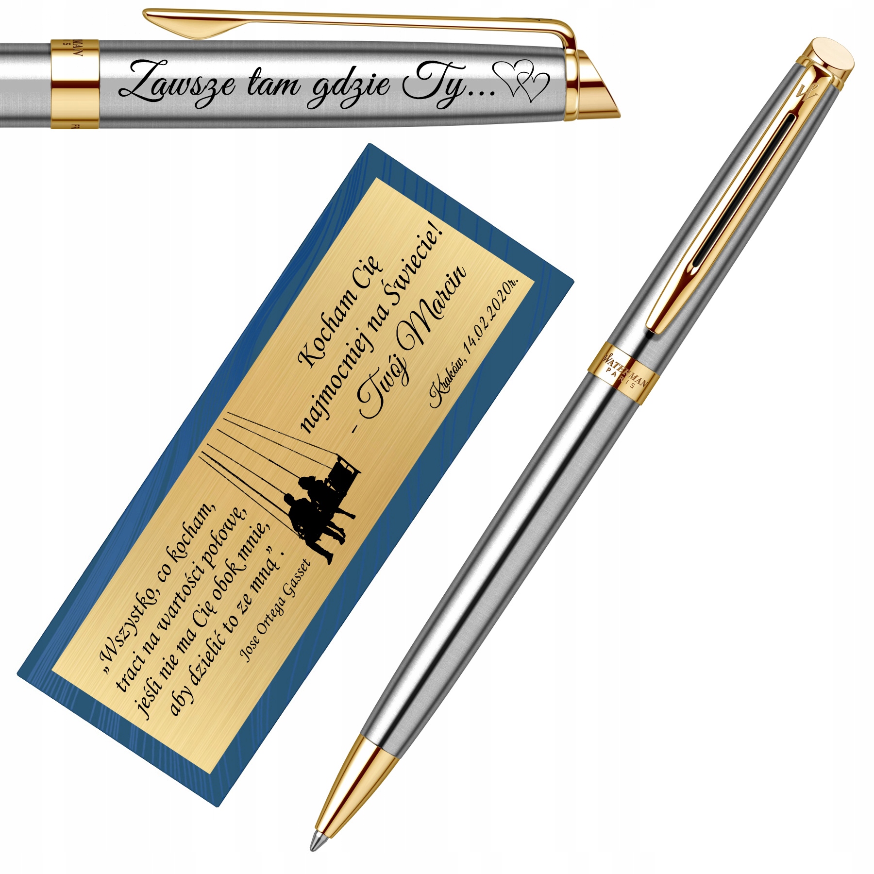 

Długopis Waterman Hemisphere Gt Grawer Tabliczka S