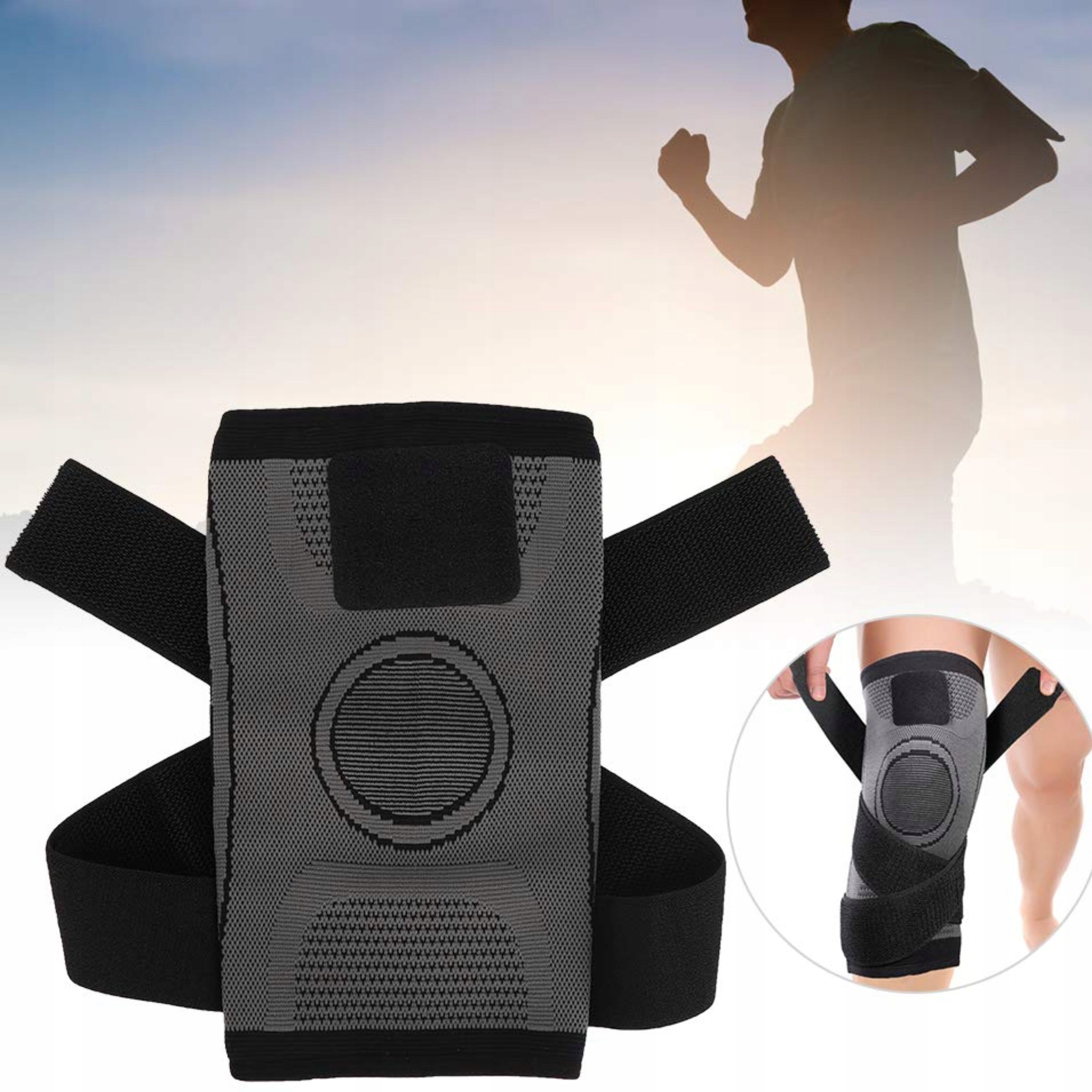 OPASKA ELASTYCZNA ORTEZA STABILIZATOR STAWU KOLANOWEGO KOLANA - ROZMIAR L Rozmiar L