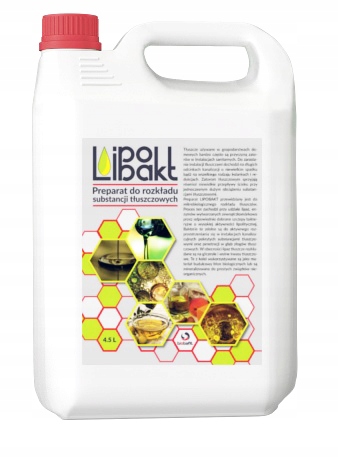 

Lipobakt Do Rozkładu Usuwa Tłuszcz Udrażnia 4,5L