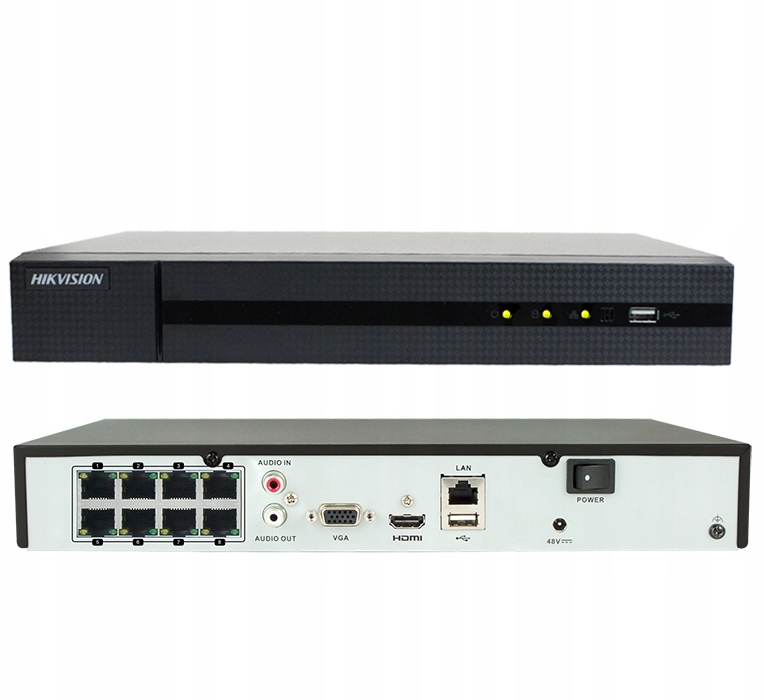 MONITORING KAMERY IP PoE HIKVISION 4Mpx ZEWNĘTRZNE Model ZESTAW MONITORINGU IP 4MPX