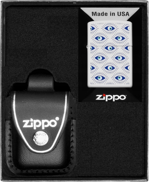 Sada Zippo Zapalovač Evil Eye Design Dárkový No3