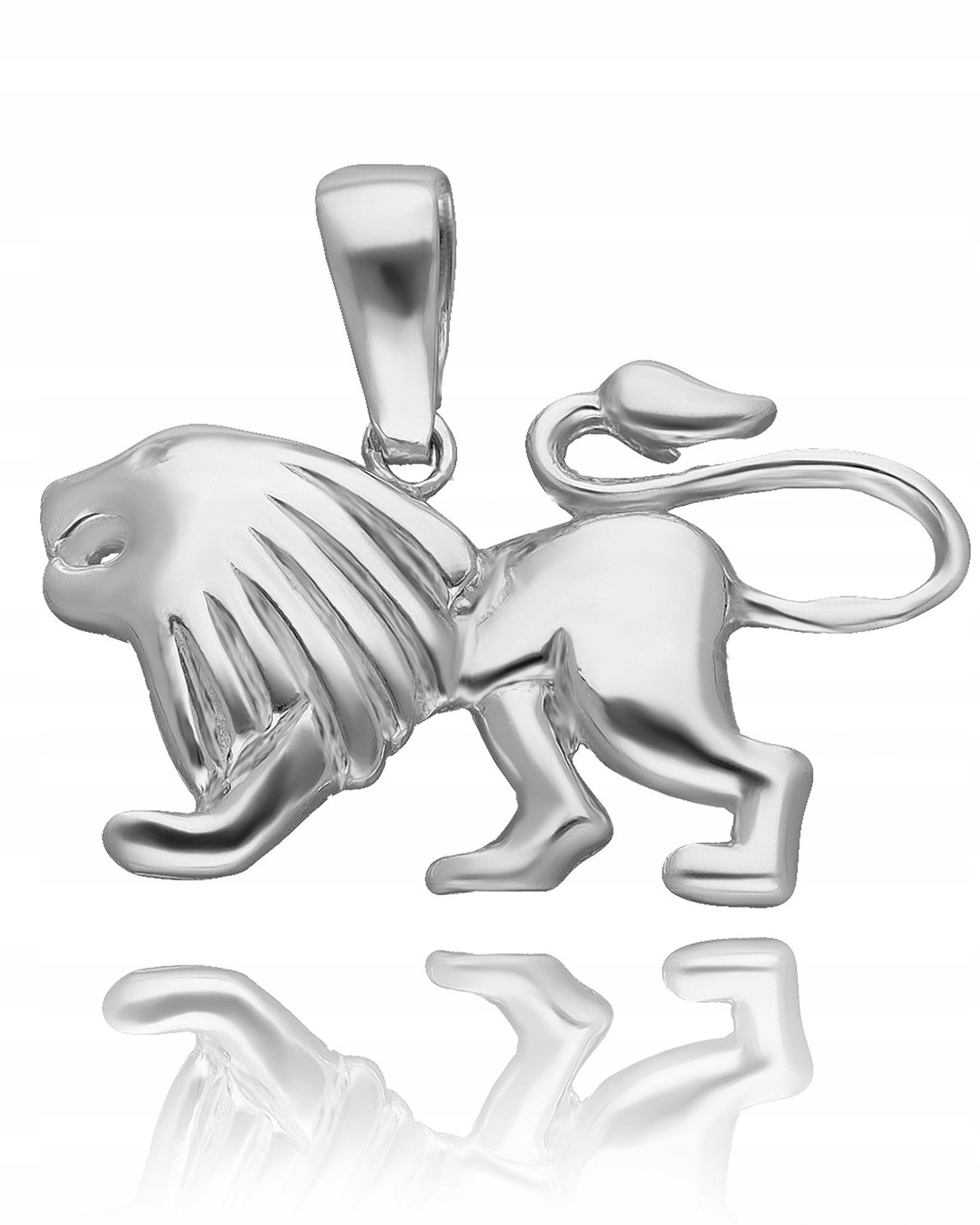 Stříbrný Znamení Zvěrokruhu Lev Přívěsek Pánský Přívěsek