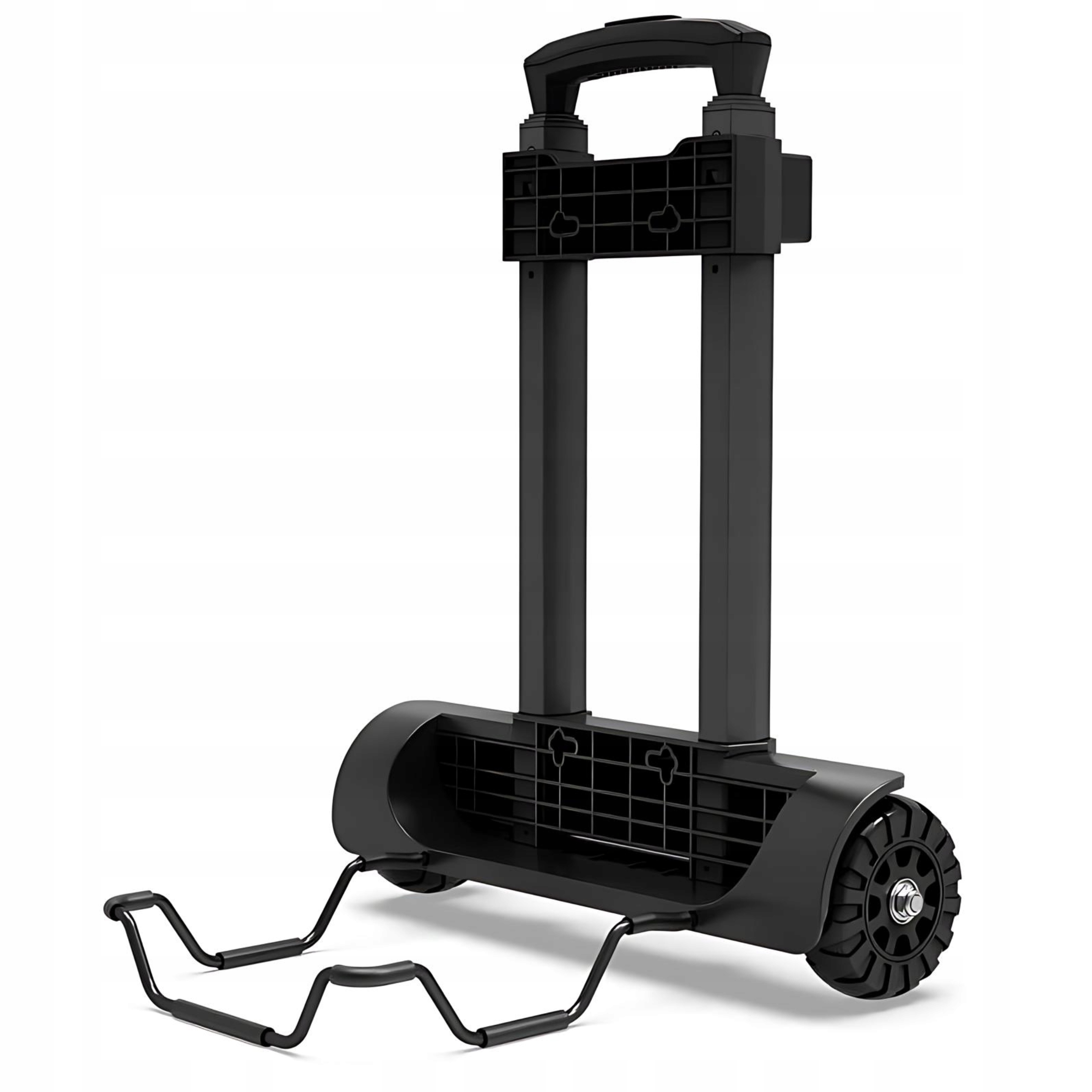 Vozík pro Fossibot Pohodlný Snadný transport Rozkládací rukojeť Skládací Černá