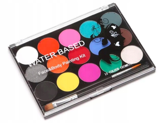 FARBY DO MALOWANIA TWARZY CIAŁA BUZI 15 szt FARBKI Kod producenta 6933510407325