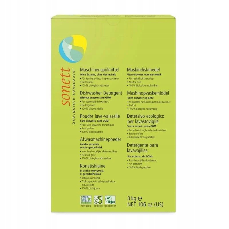 Sonett Prášek do myčky 3 kg