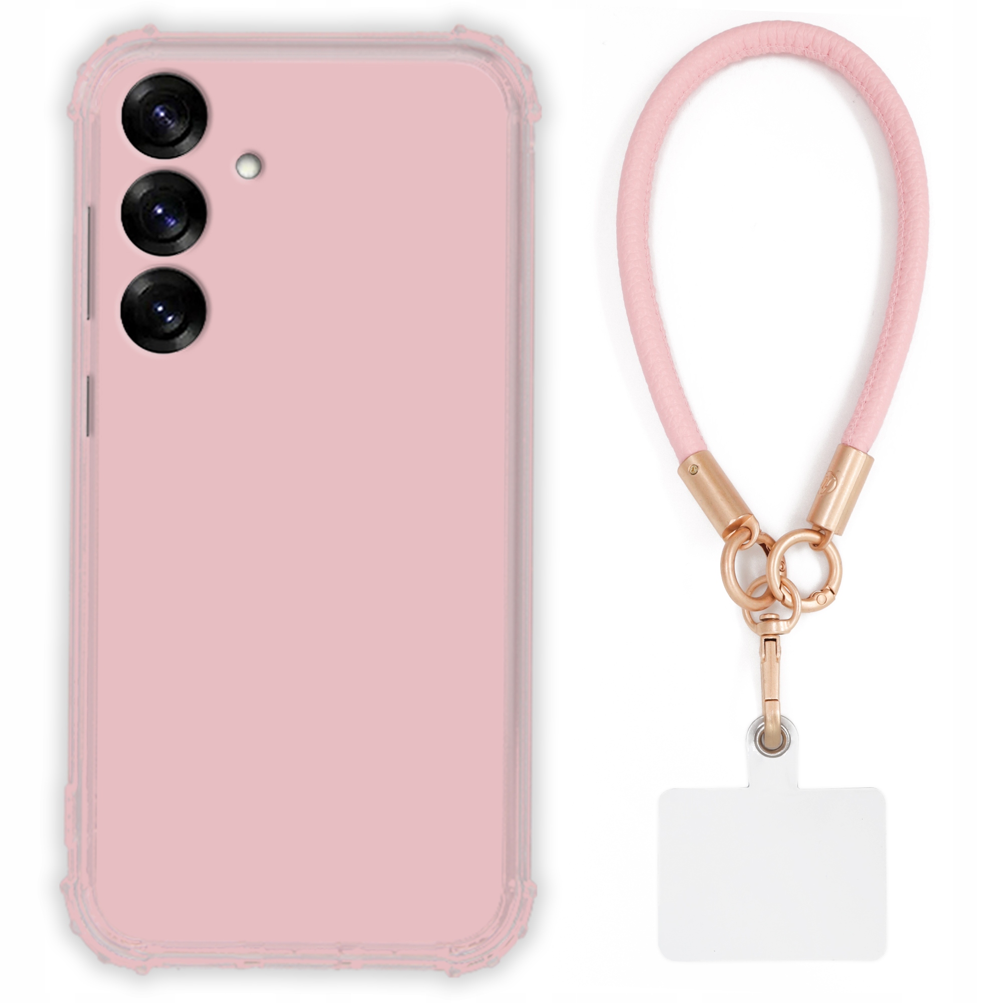 Puzdro Pre Samsung S25 Case Antishock Pinky Ružové Vodítko Sada Odolné Tpu