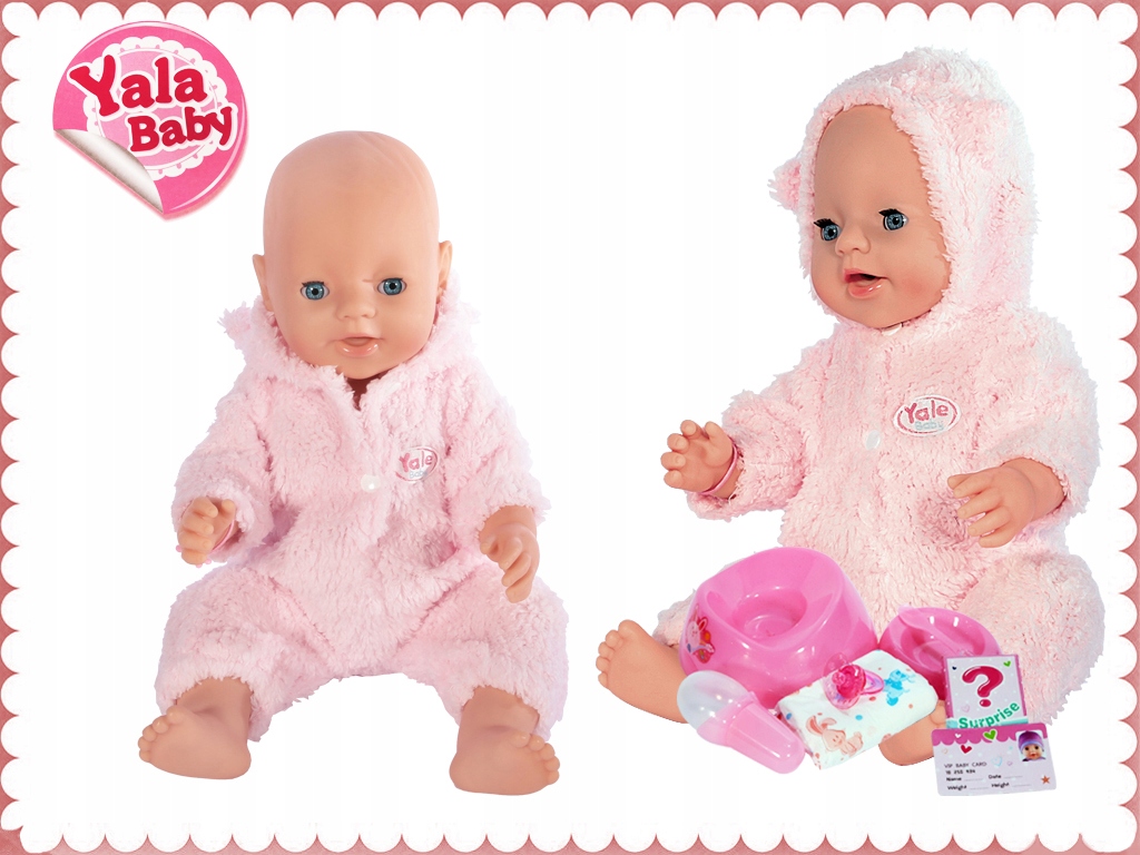 DUŻA LALKA BOBAS INTERAKTYWNA Z AKCESORIAMI DLA DZIEWCZYNKI Marka Tobbi-Toys