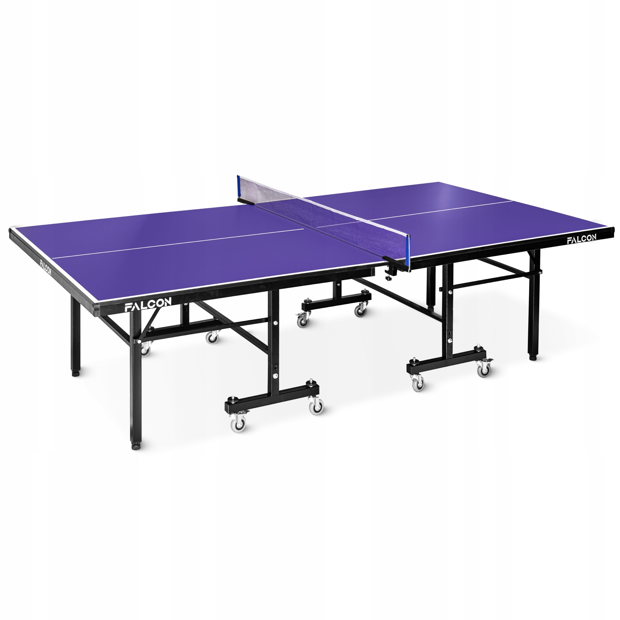 Stół Do Tenisa Stołowego Do Ping Ponga Składany Mdf 18MM Duże Koła Siatka