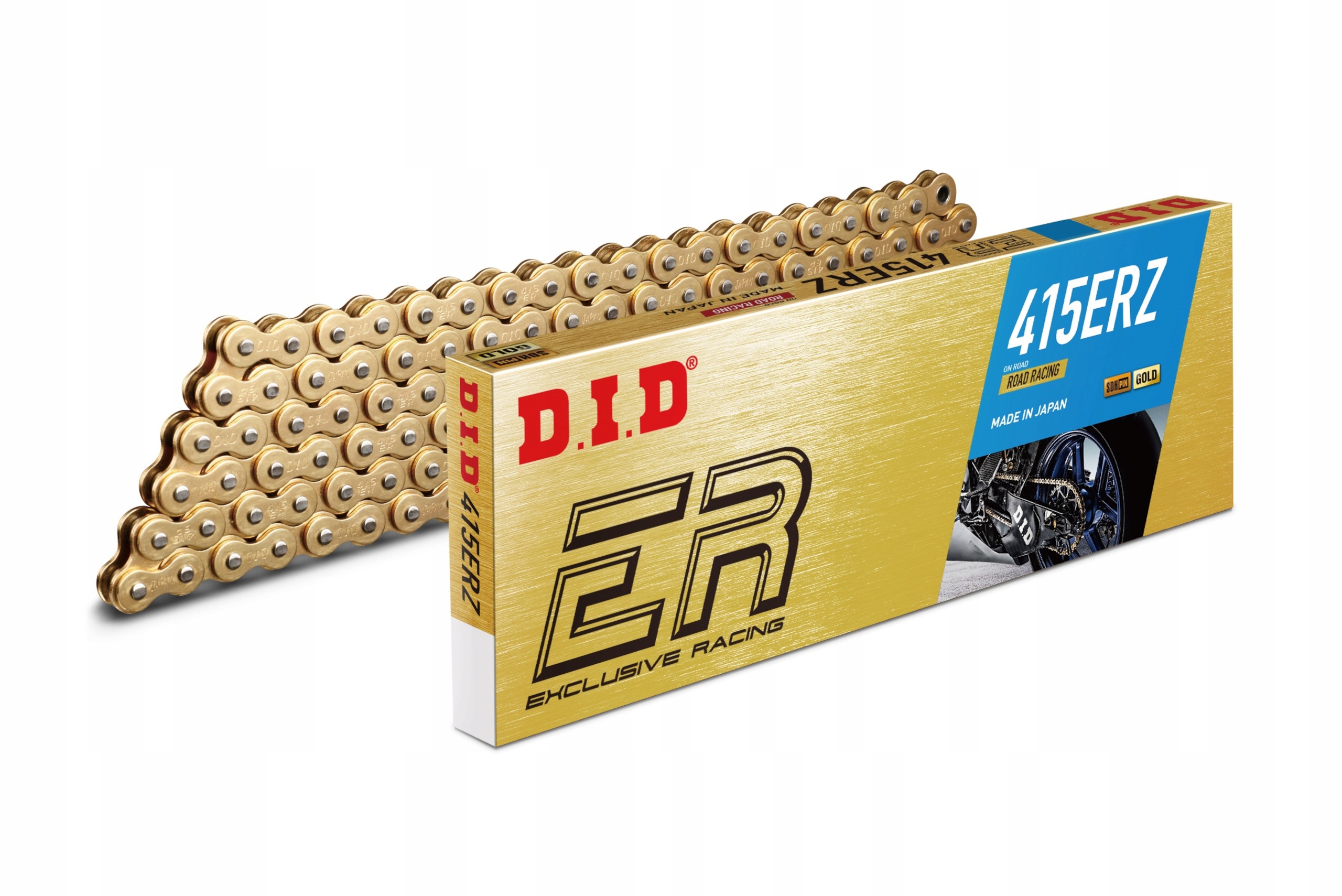 Hnací Reťazec DID 415 Erz 130 Článkov Zlatý
