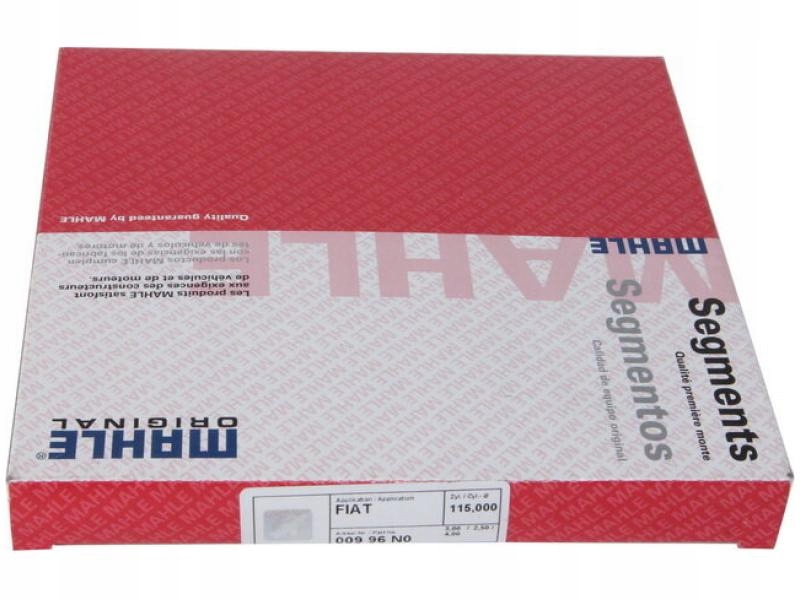 009 96 - ПОРШНЕВЫЕ КОЛЬЦА IVECO STRALIS И 7.8 8.0