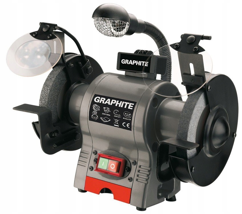 

Szlifierka Tarczowa Stołowa Graphite 150MM 370W